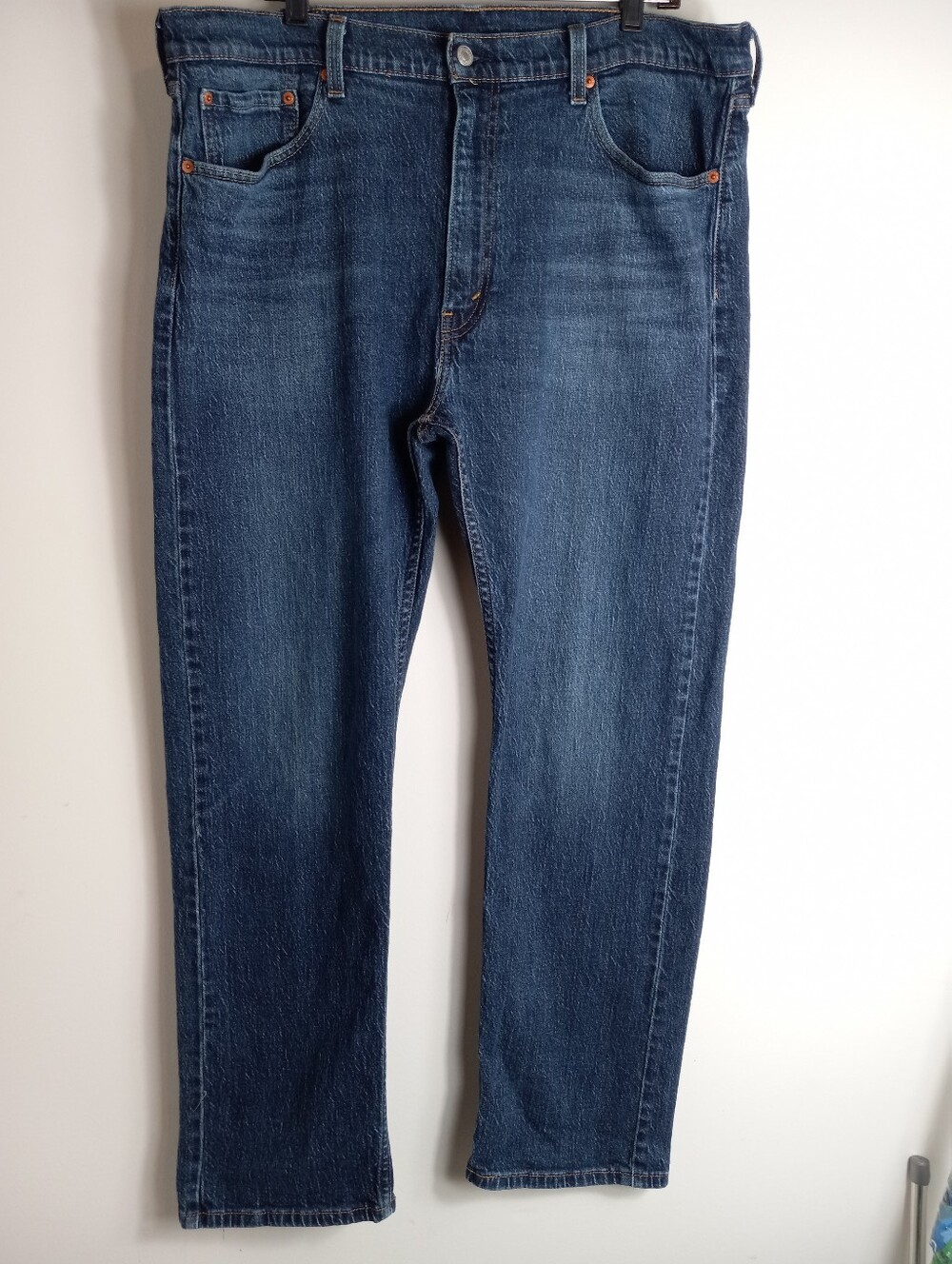 LEVI STRSUSS Men's Classic Straight Leg Jeans - Blue 40in Waist  31in Inseam